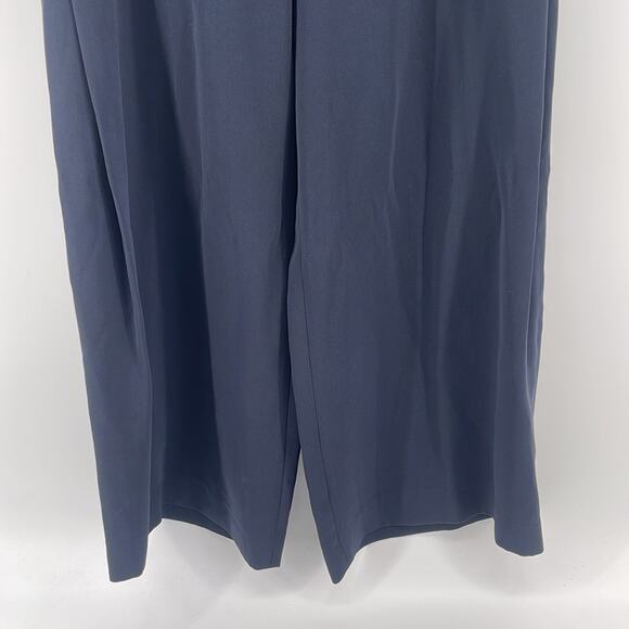 MM Lafleur Pippa wide leg flat front hi rise cropped trouser dress pants sz 10 - Picture 4 of 6